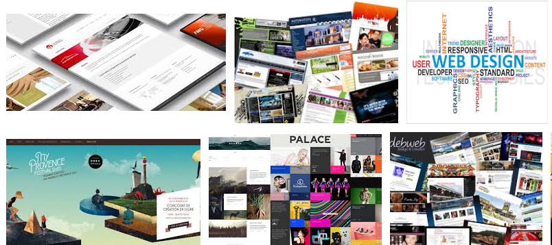 monaghan web design collage